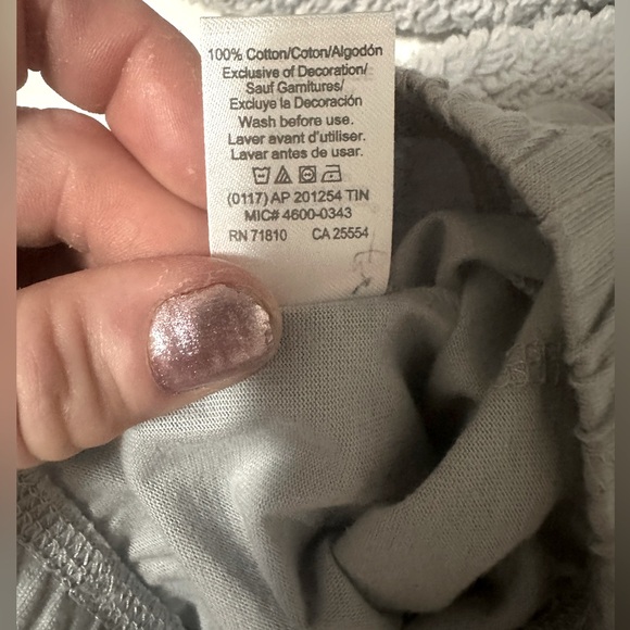 NWT 6-8m gray leggings perfect under dresses or Ts great toddler all day wear! - Picture 5 of 8